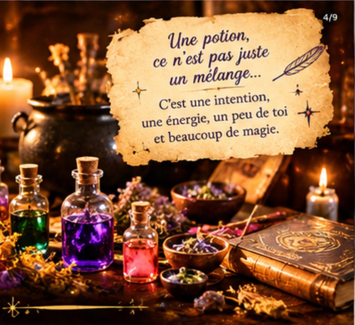 Atelier Potion Magique. Édition Mystère au Gîte de Port au Loin…