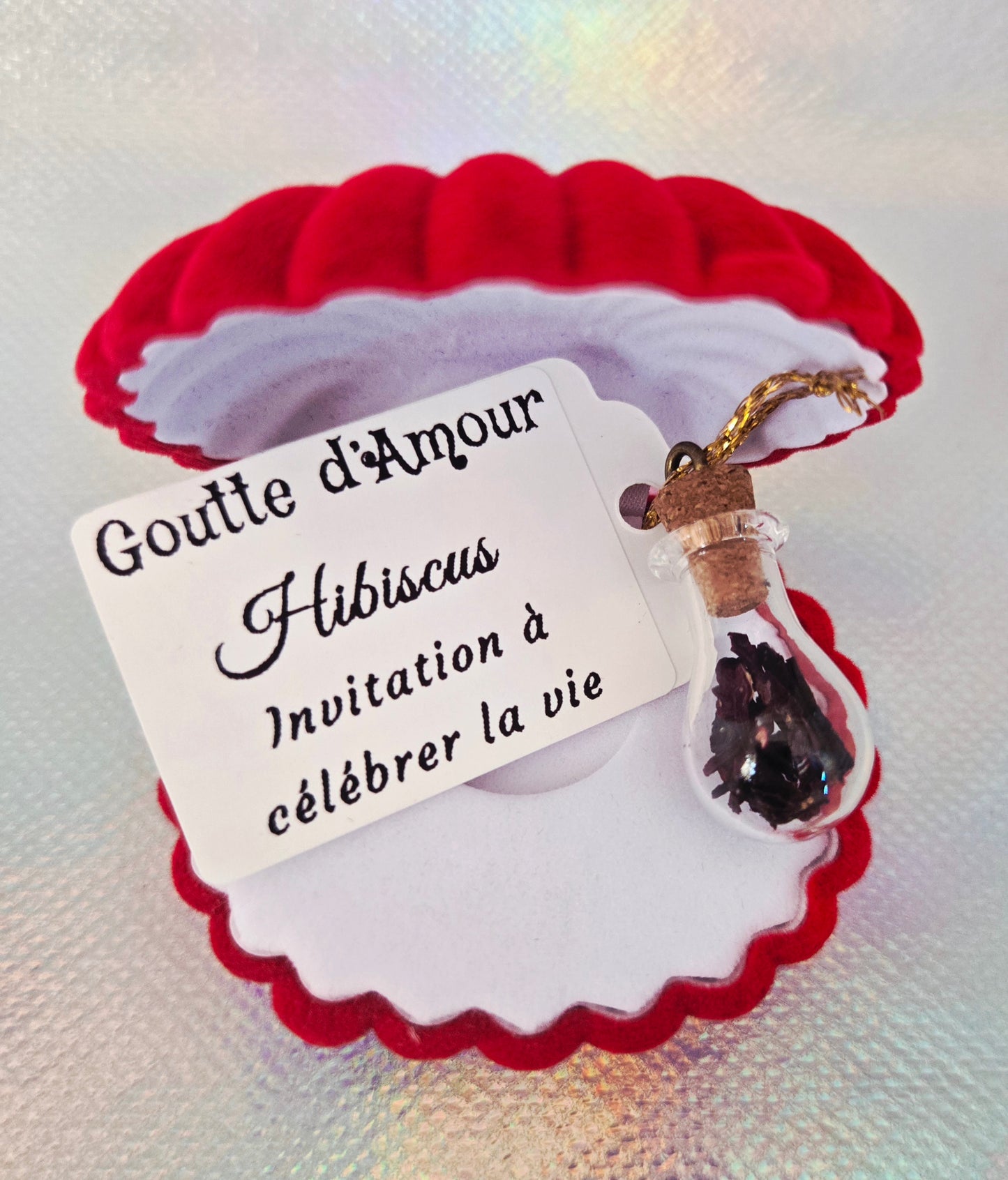 Goutte d’Amour ❤️Écrin Rouge